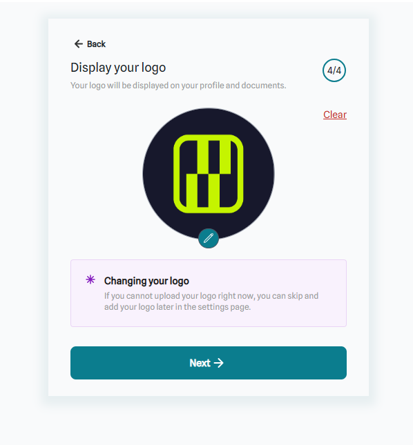 Onboarding page screenshot4